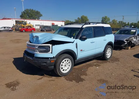 2023 Ford Bronco Sport Heritage Limited z USA, uszkodzony, nr VIN 3FMCR9H90PRD77024